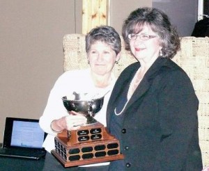 Stephanie Rogers and Mayor Mary Giuliano