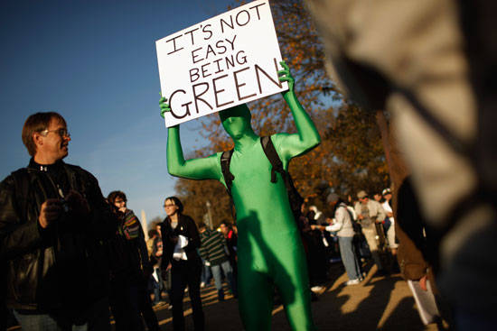 Fear of being green