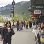Banff, Alta., is considering confining future fast-food restaurants to a mall food court as tourists say the town lacks authenticity.