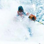 powder skiing