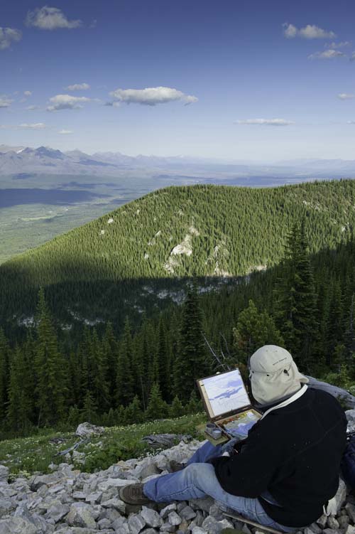 Mt. Hefty lookout over flathead valley. Wildsight