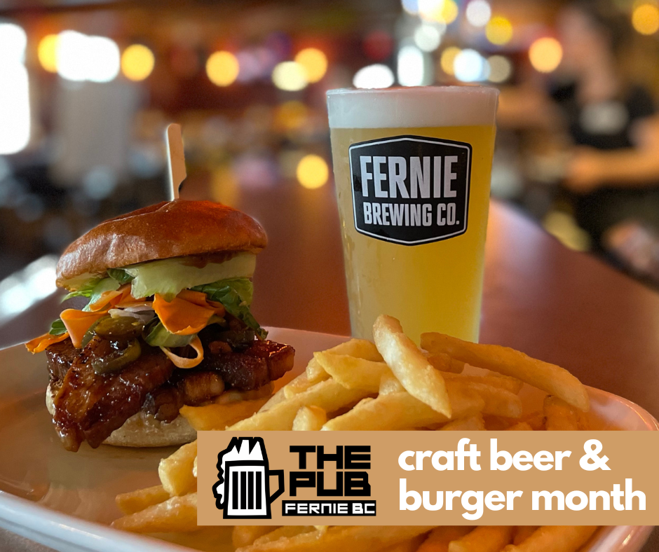 BC Craft Beer & Burger Month at the Pub