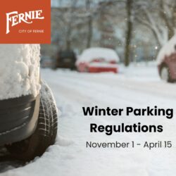 Fernie Winter Parking Regulations Begin November 1st