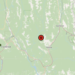 Iron Creek Fire Near Fernie