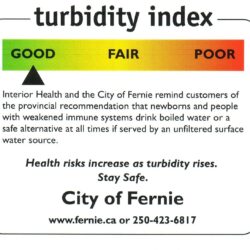 Fernie Boil Water Notice Rescinded